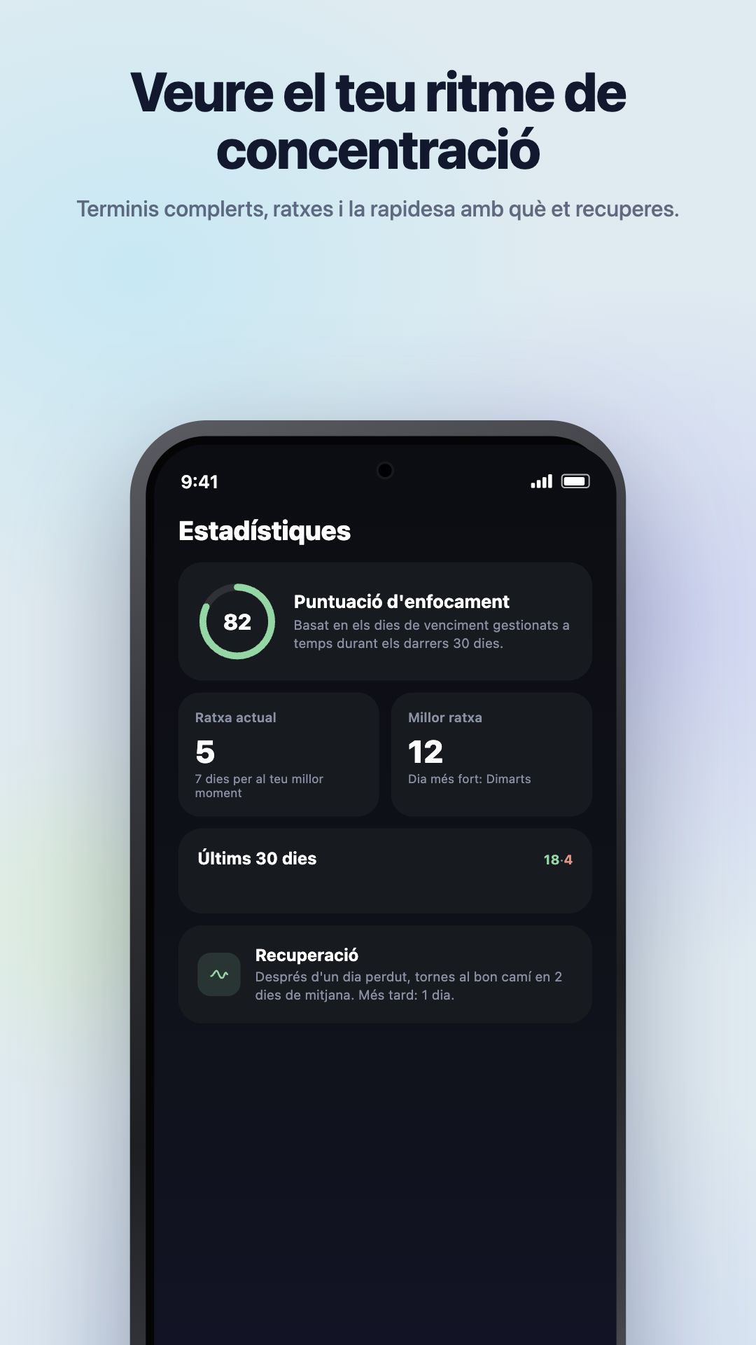 Il·lustració de Google Play · Android · Estadístiques · Focus Pulse