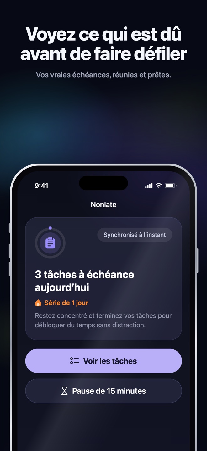 Illustration de l’App Store · iOS · Accueil · tâches à échéance