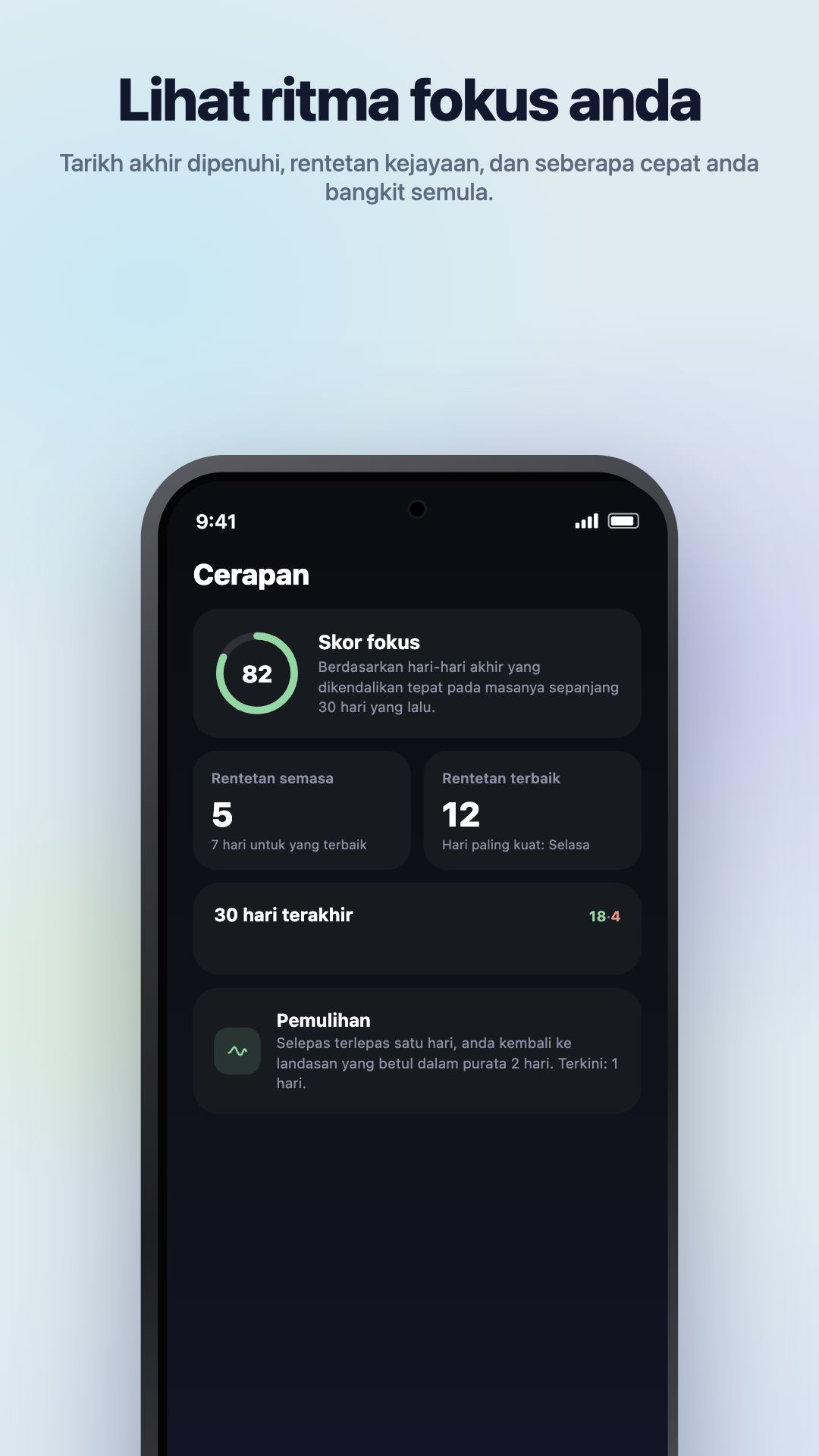 Ilustrasi Google Play · Android · Cerapan · Focus Pulse